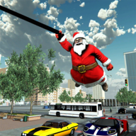 犯罪城市模拟器圣诞老人绳英雄