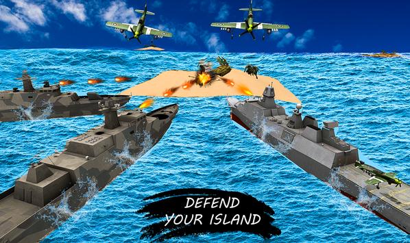 导弹发射战舰岛屿战争图1