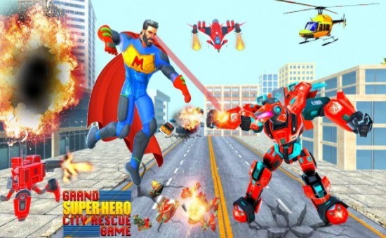 大超级英雄战斗3D图1