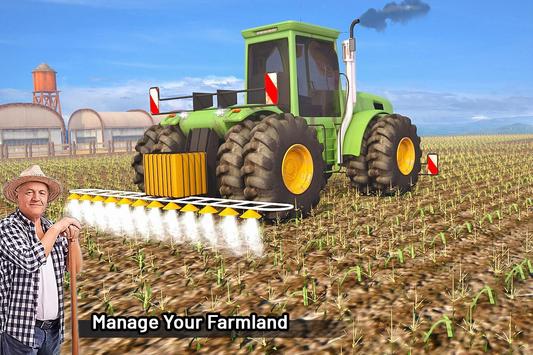 拖拉机和无人机现代农业模拟图2