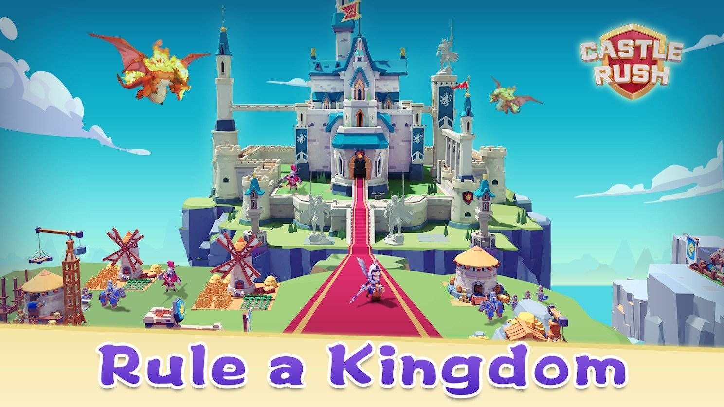 城堡冲刺3d 游戏截图1