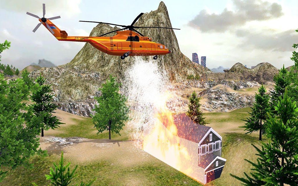 消防直升机救援模拟器图1