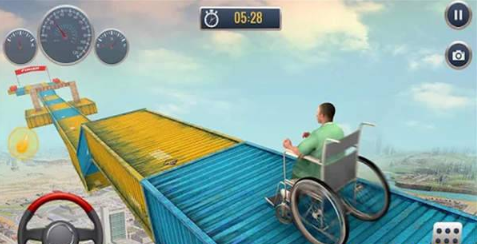 轮椅跑酷 游戏截图3