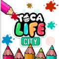 着色托卡生活世界游戏安卓版（Toca boca life coloring）